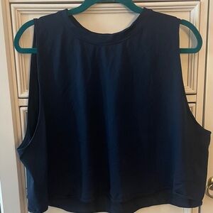 Free People Movement Women's Navy Sleeveless Top